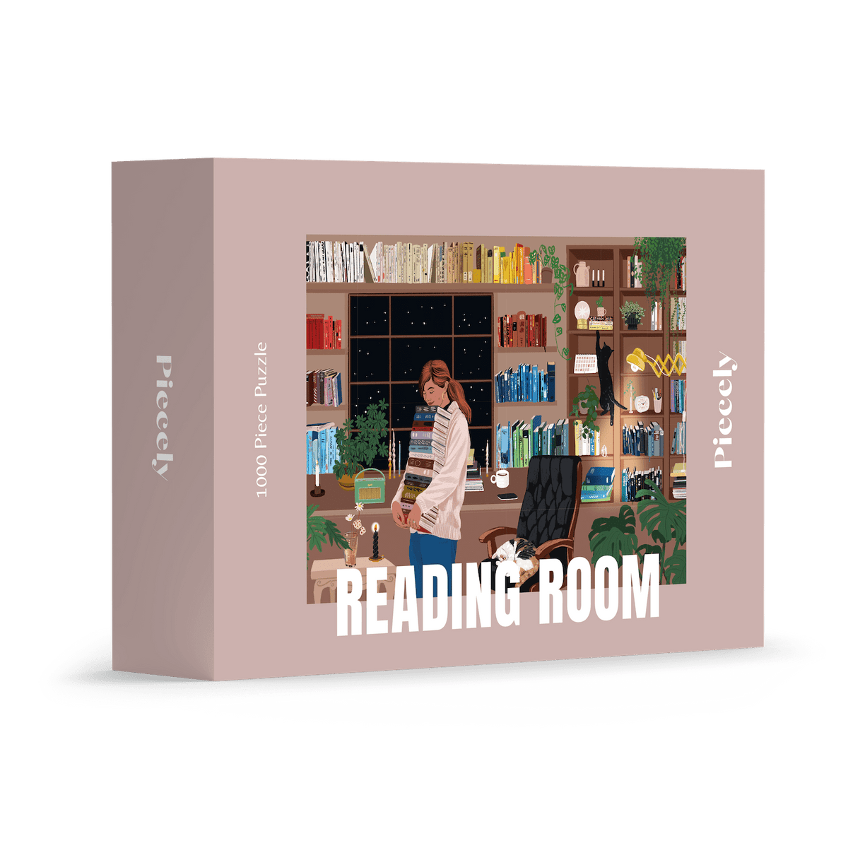 Puzzle Reading Room 1000 Pièces Piecely