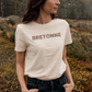 T-shirt femme Texte léopard "BRETONNE" - Breizh club