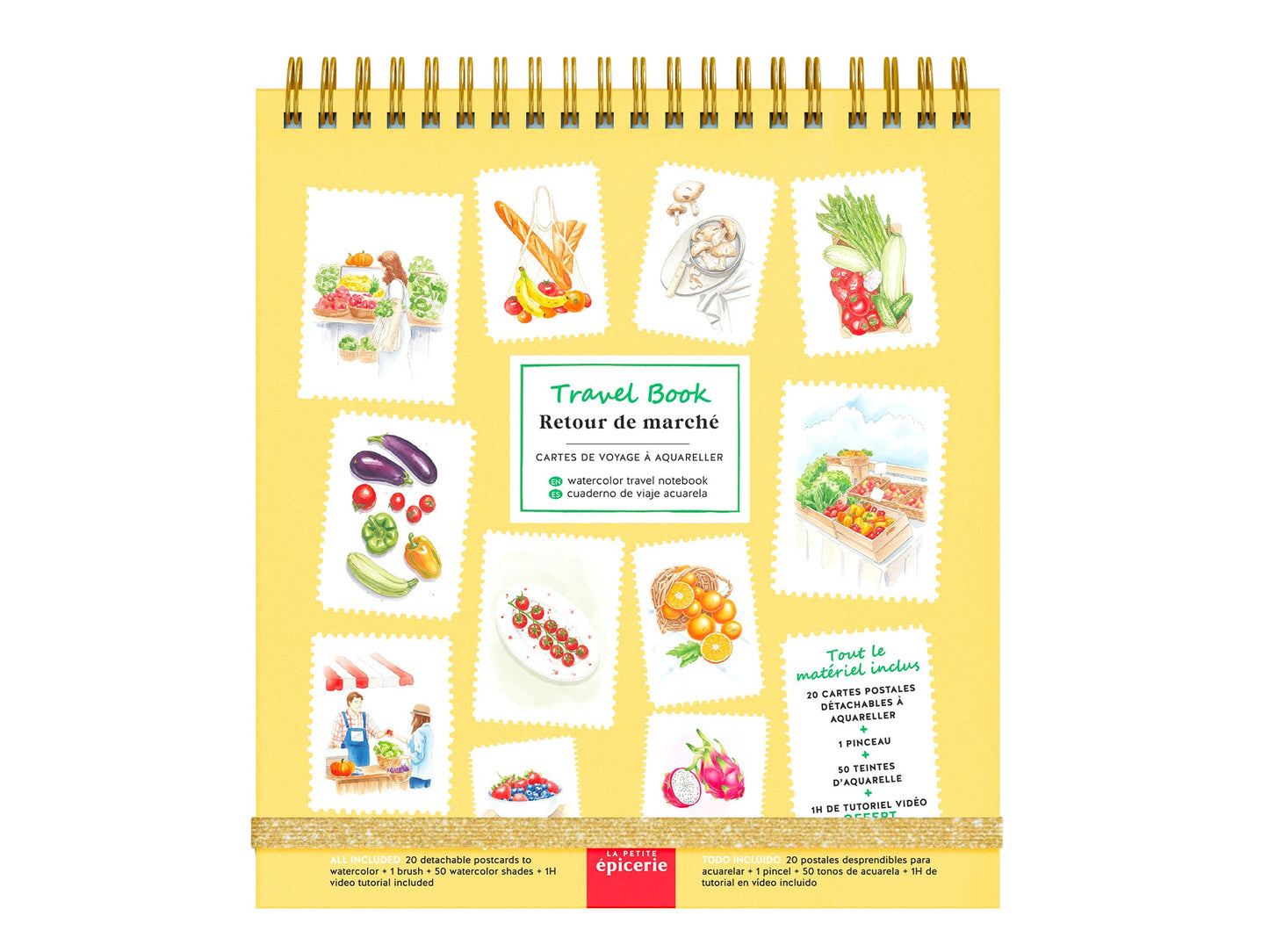 Kit Travel Book Retour de Marché La Petite Epicerie