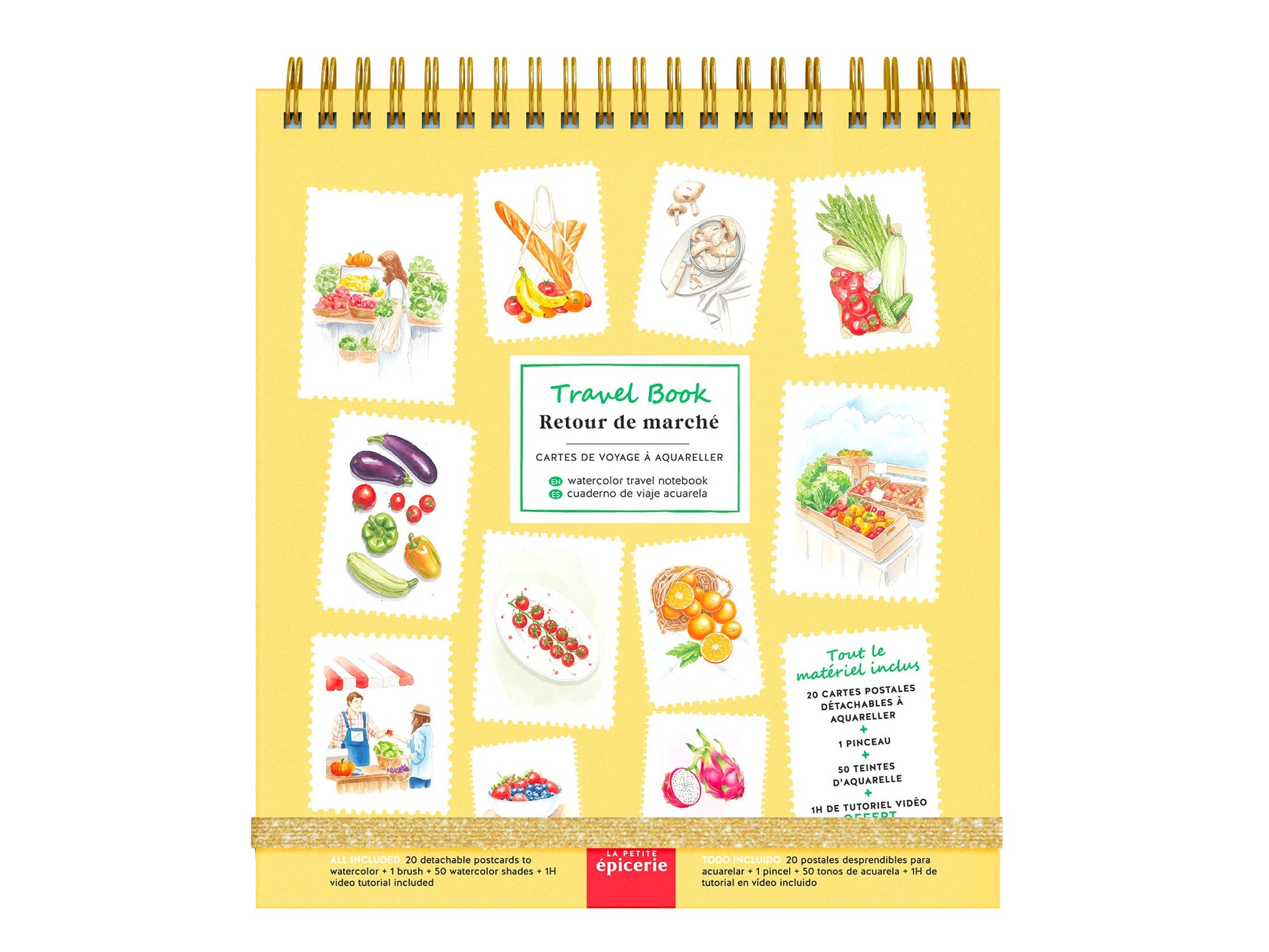 Kit Travel Book Retour de Marché La Petite Epicerie