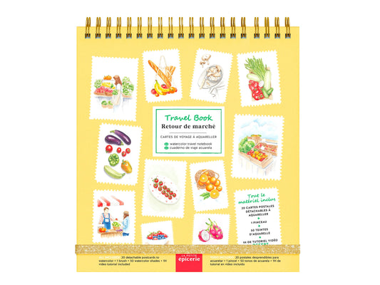 Kit Travel Book Retour de Marché La Petite Epicerie