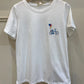 T-shirt brodé "balade en vélo" Taille M