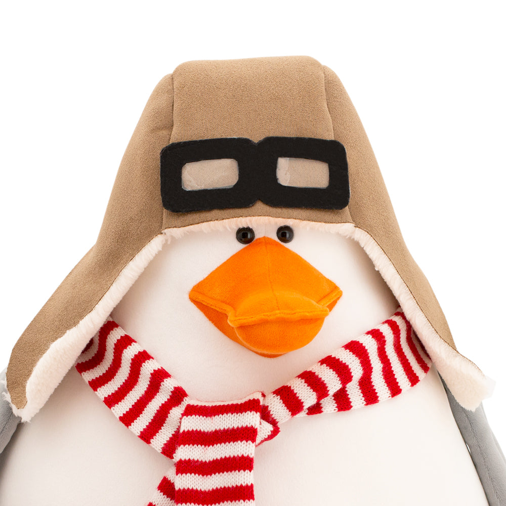 PELUCHE grande oie 'aviatrice'