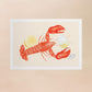 Affiche Homard vin blanc A3