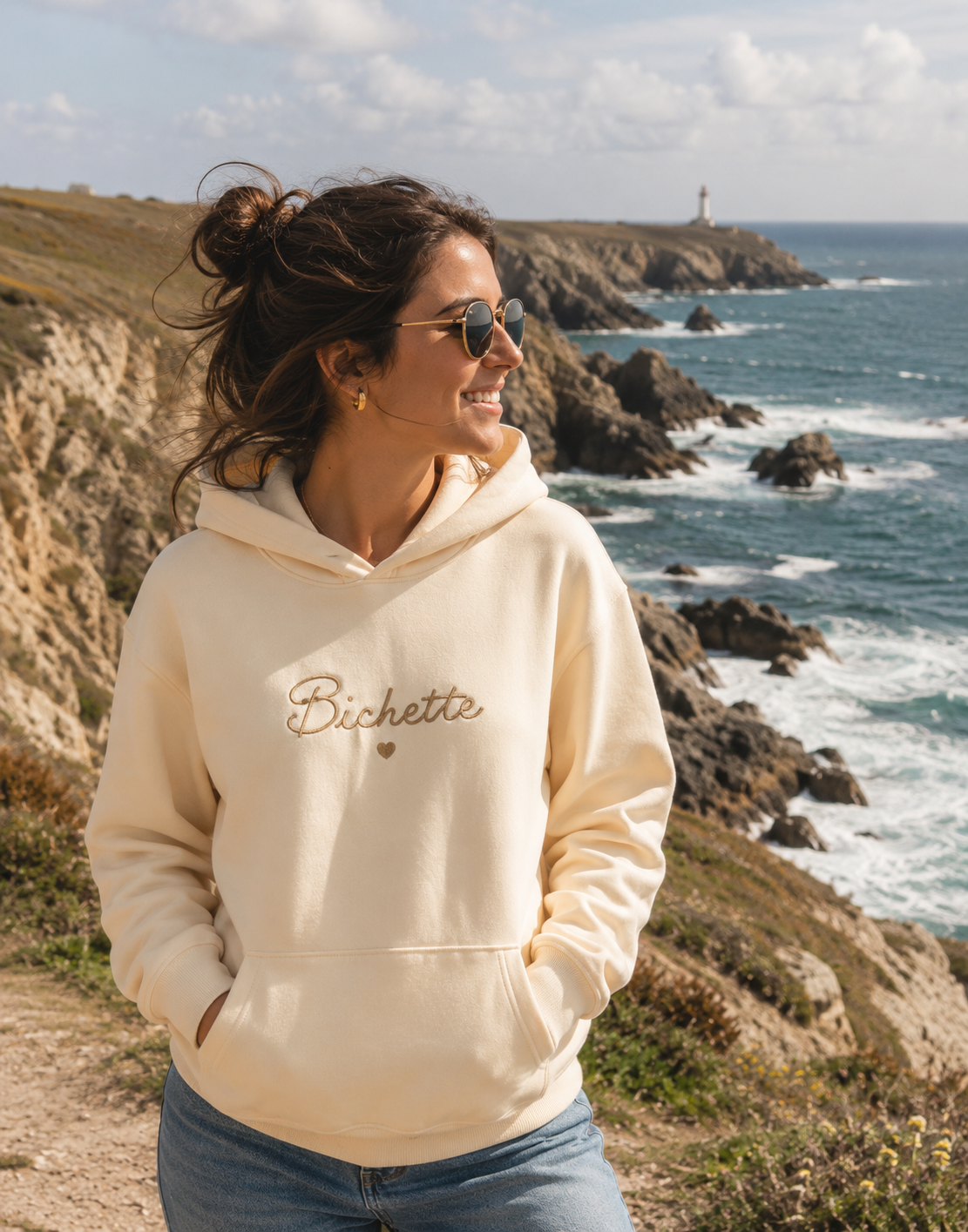Sweat à capuche Bichette (TAILLE M)