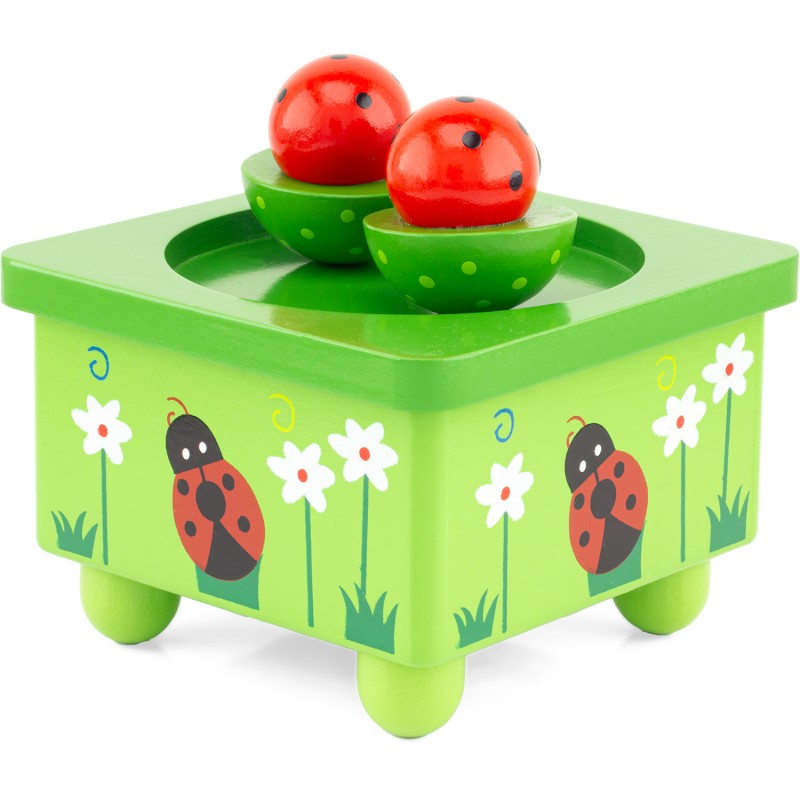 Boîte à Musique Coccinelle Feuille Ulysse 3875