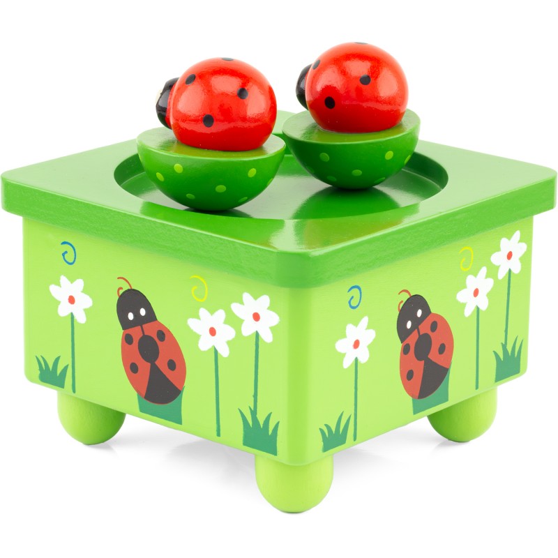 Boîte à Musique Coccinelle Feuille Ulysse 3875