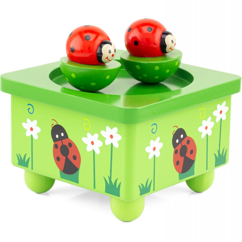 Boîte à Musique Coccinelle Feuille Ulysse 3875