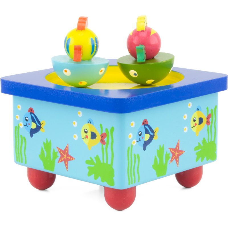 Boîte À Musique Poisson Ulysse Couleurs D'Enfance 1185