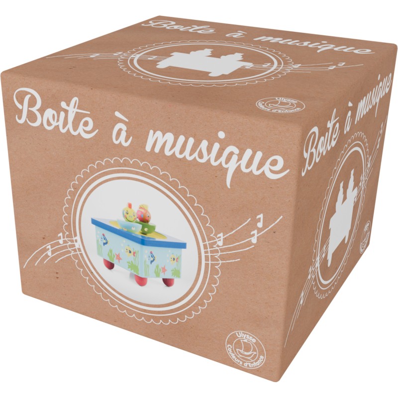 Boîte À Musique Poisson Ulysse Couleurs D'Enfance 1185