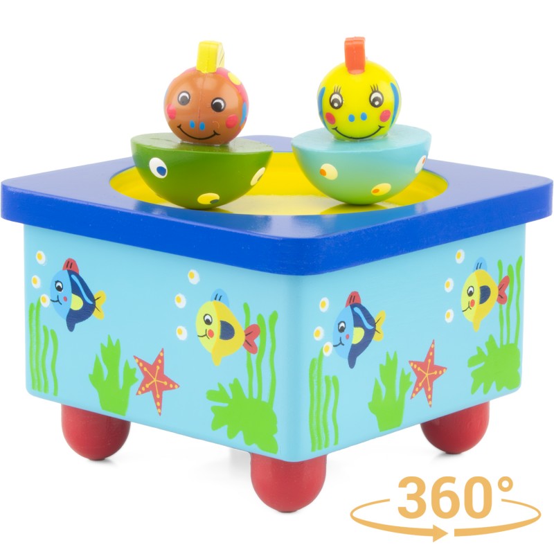 Boîte À Musique Poisson Ulysse Couleurs D'Enfance 1185