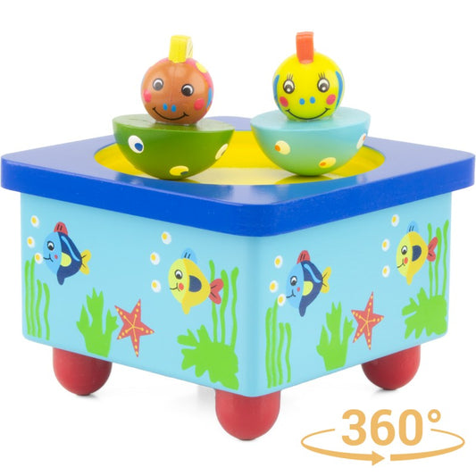 Boîte À Musique Poisson Ulysse Couleurs D'Enfance 1185