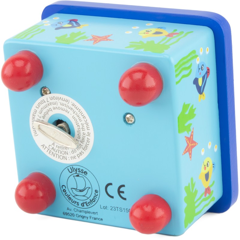Boîte À Musique Poisson Ulysse Couleurs D'Enfance 1185