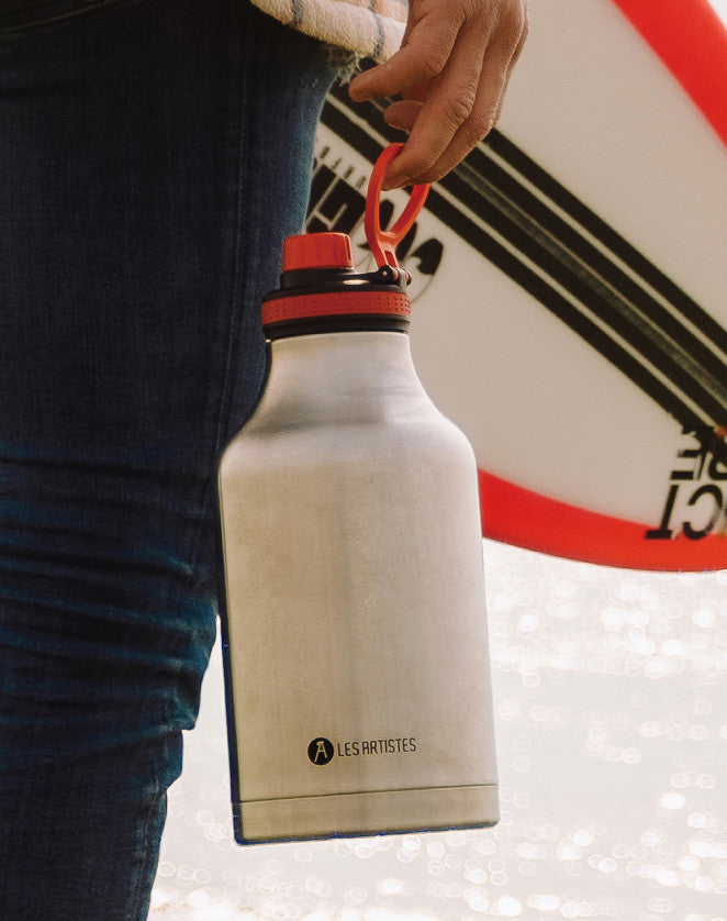 Bouteille isotherme XL Wood 2000 ml - Les Artistes