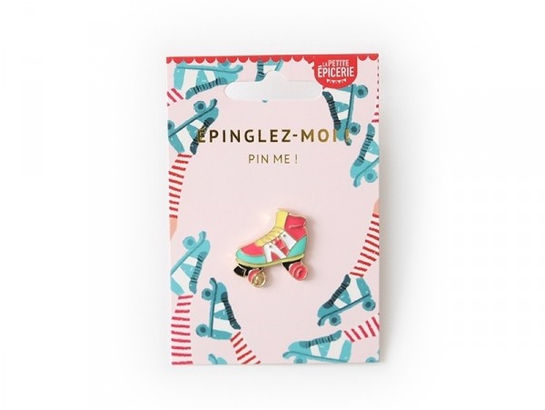 Pin's émaillé patins à roulettes