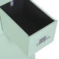 Commode Sapin MDF 63x27x101 cm Vert Menthe