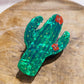 pince à cheveux résine cactus