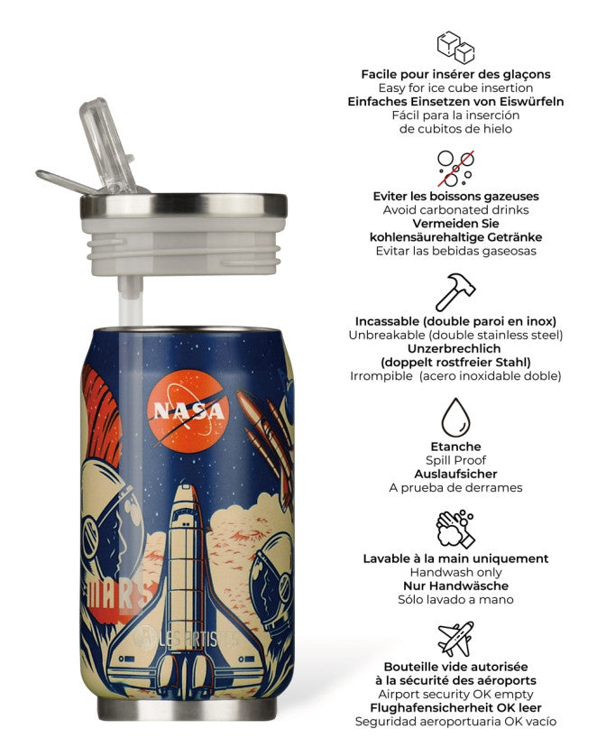 Canette isotherme Nasa 280ml  - Les Artistes