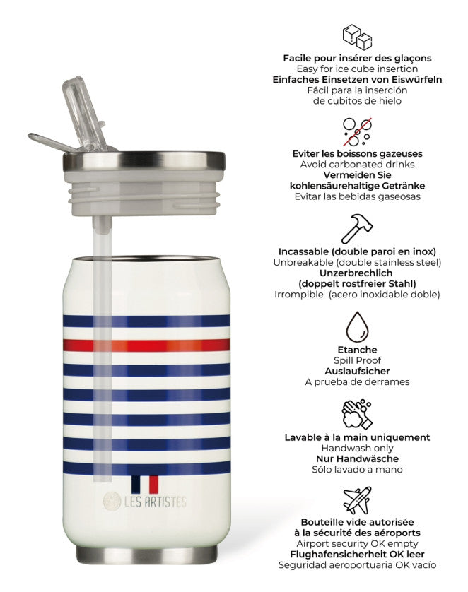 Canette isotherme Sailor 280ml - Les Artistes