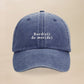 Casquette vintage brodée Bord(el) de mer(de)
