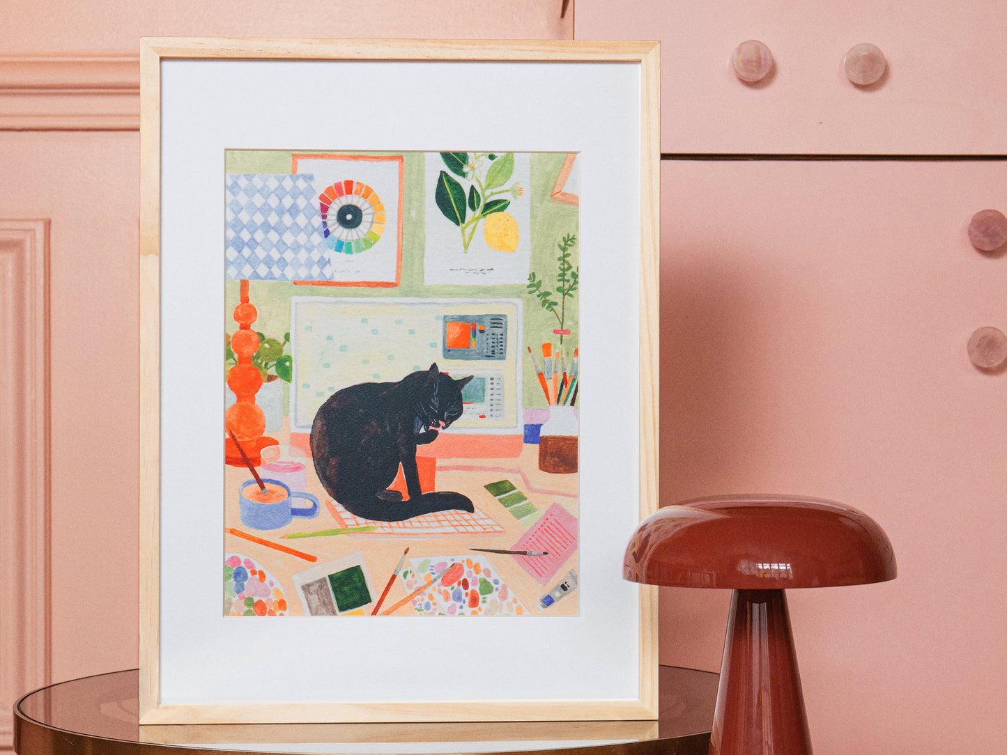 Coffret Peinture au Numéro La Pause Du Chat La Petite Epicerie