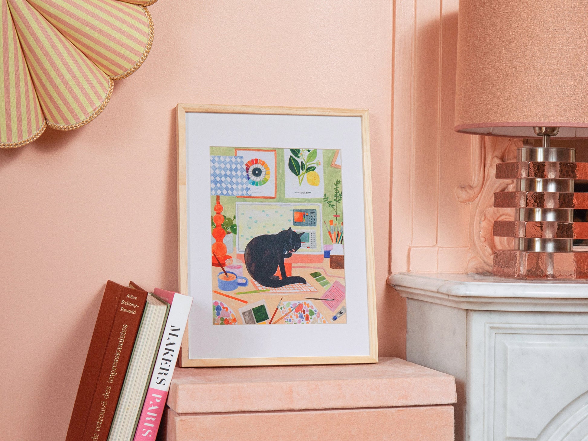 Coffret Peinture au Numéro La Pause Du Chat La Petite Epicerie