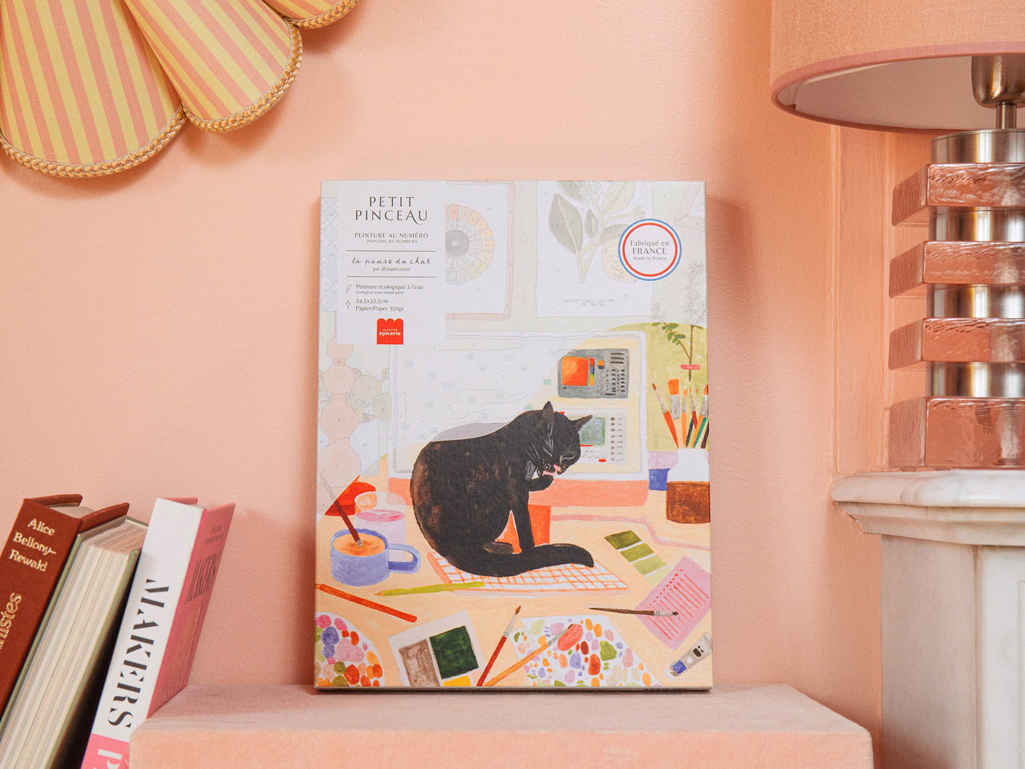 Coffret Peinture au Numéro La Pause Du Chat La Petite Epicerie