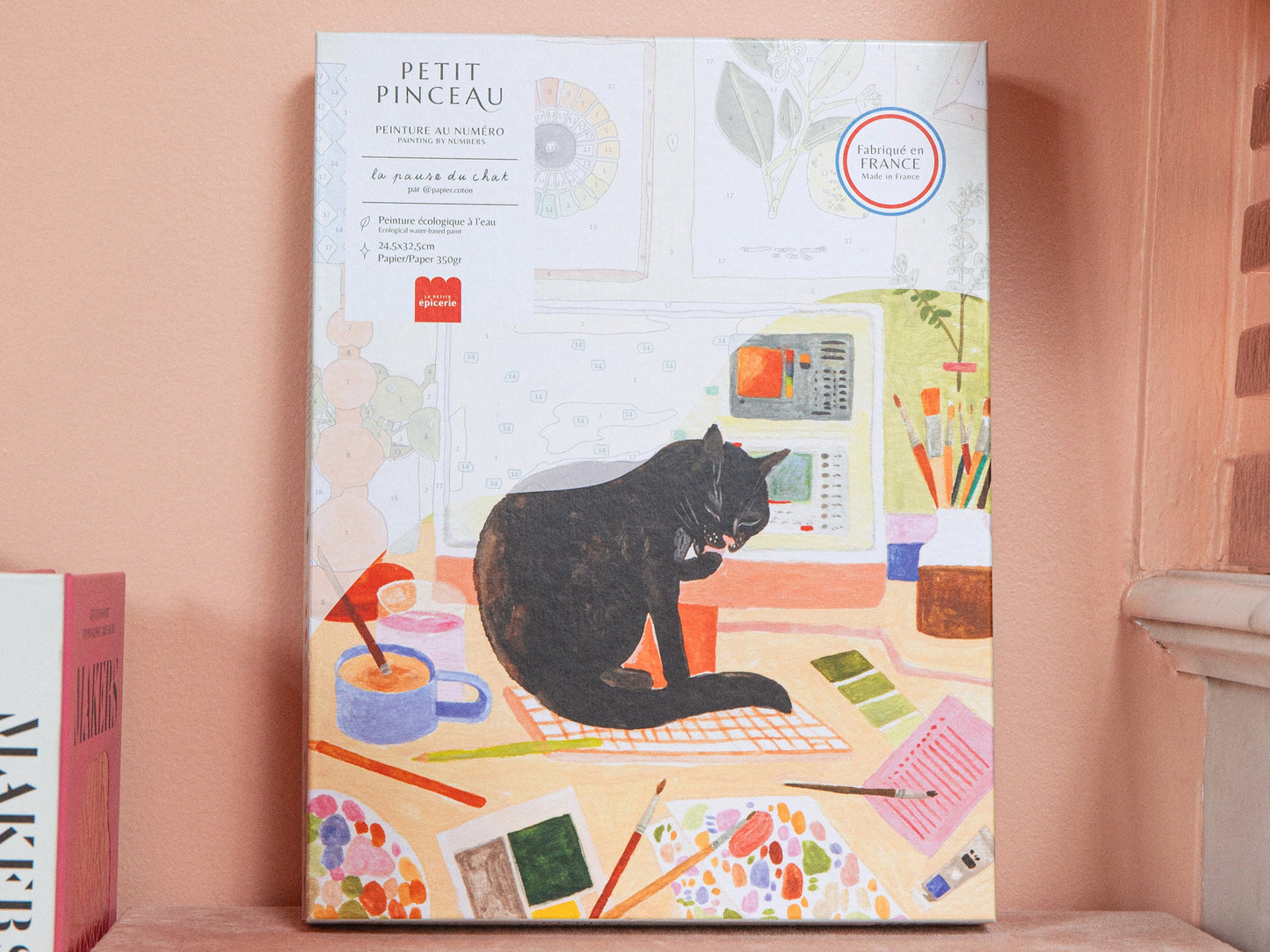Coffret Peinture au Numéro La Pause Du Chat La Petite Epicerie