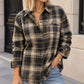 Chemise Femme Oversize à Carreaux Brodée Emma & Ashley Design