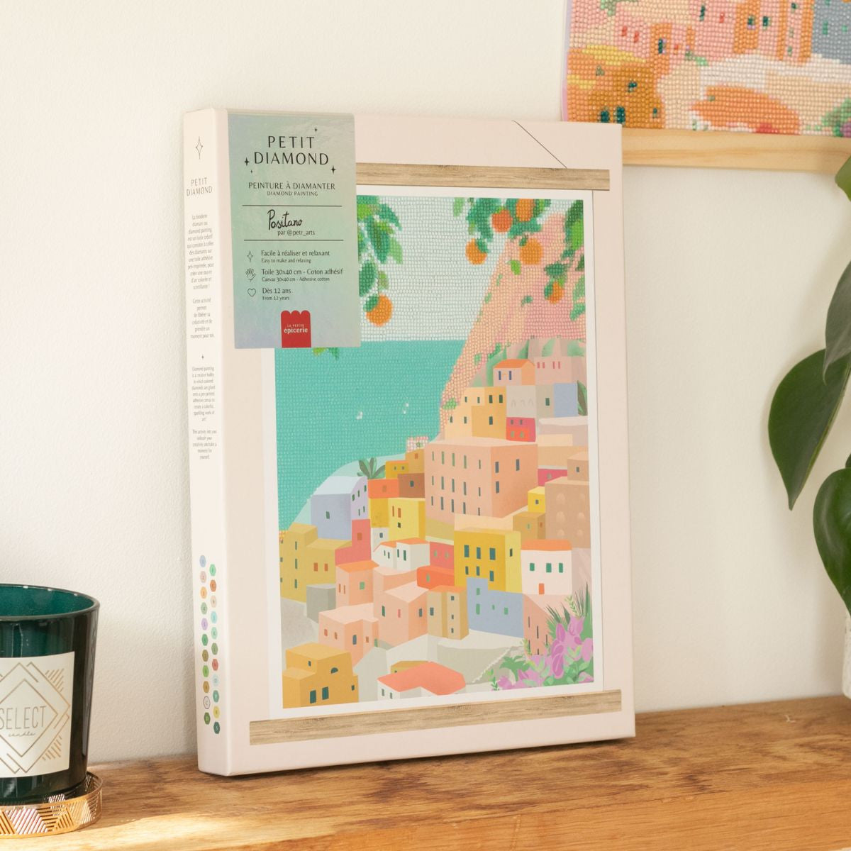 Coffret Petit Diamond - Diamond Painting Positano par Petra Lidze