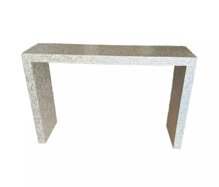 Console blanc cassé nacré