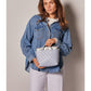 Sac bandoulière 'Dash' d'HANDED BY - coloris pale blue grey
