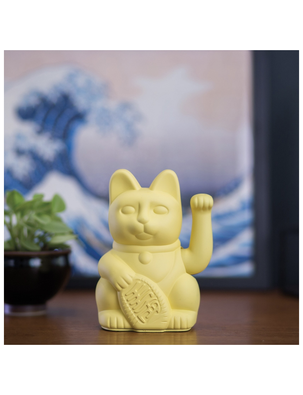 Lucky Cat jaune - prosperité