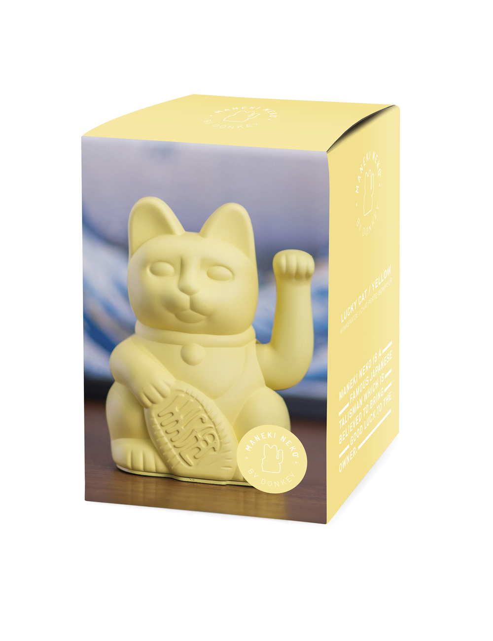 Lucky Cat jaune - prosperité