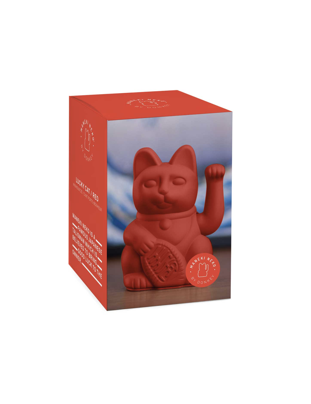 Lucky Cat rouge - courage