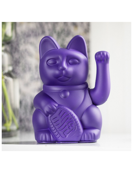 Lucky Cat violet - confiance en soi