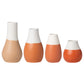 Lot de 4 mini VASES PASTELS Terracota - Räder design