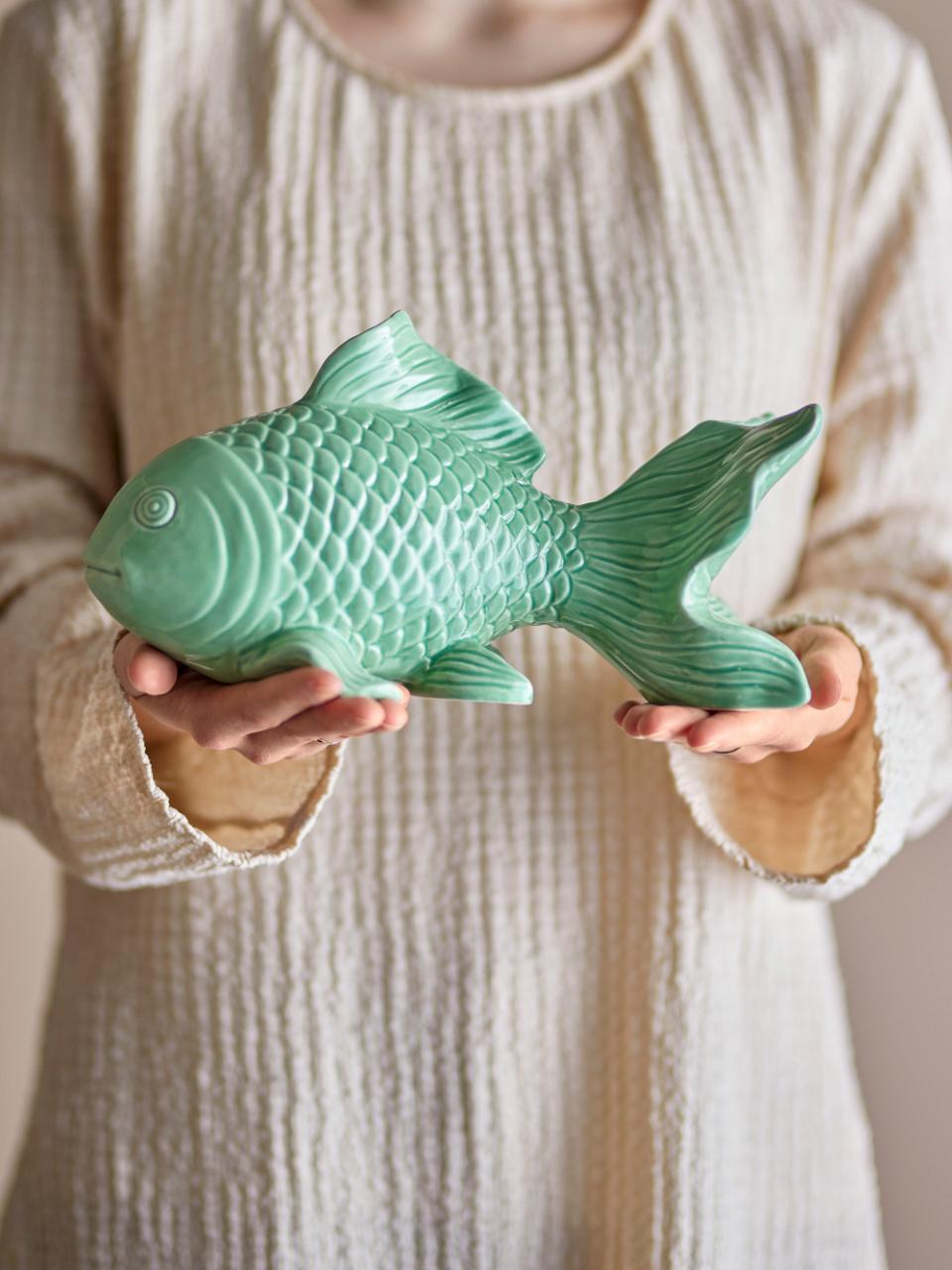 Poisson objet déco "Sukey" en Grès - Bloomingville