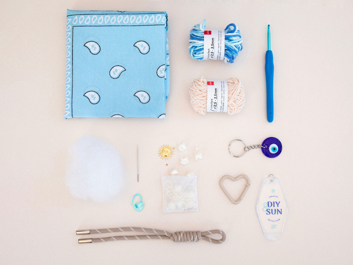 Kit DIY Crochet Bag Charms Vitamine Sea La Petite Epicerie