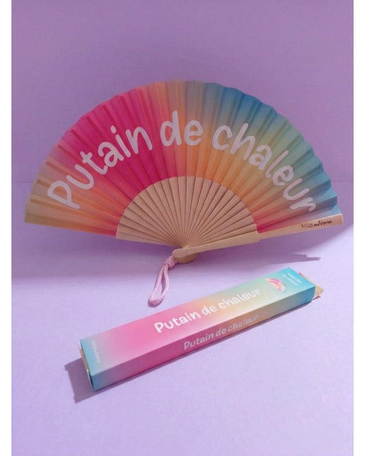 éventail "Putain de chaleur"