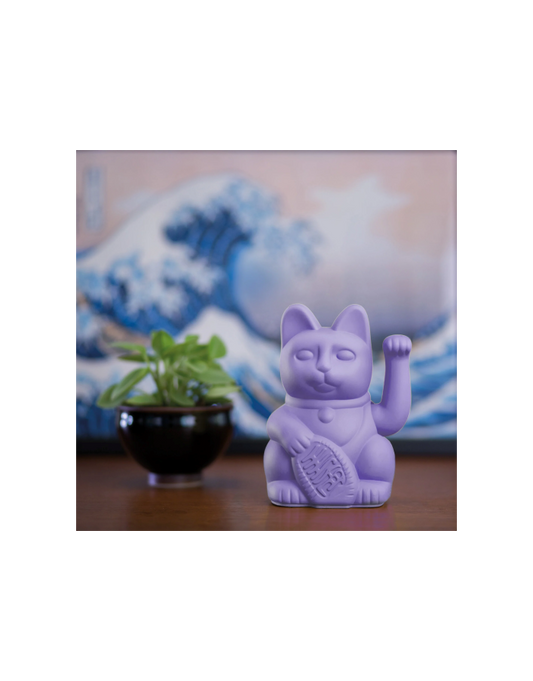 Lucky Cat lilas - L'optimisme