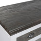 Commode Manguier Verre 165x45,7x105,4 cm Gris