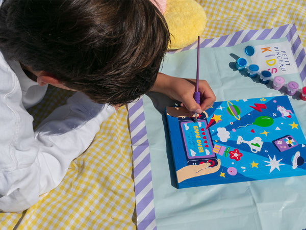 Coffret peinture au numéro Petit Pinceau Kids - Video Game