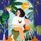 Puzzle 1000 Pièces "blue Garden" - Pieces & Peace