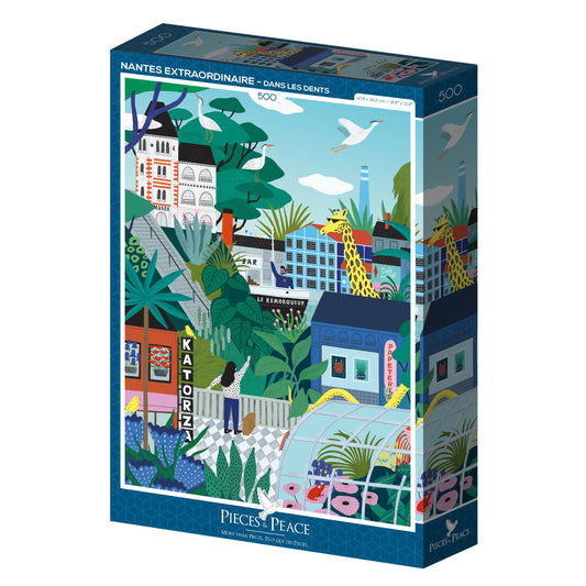 Puzzle 500 Pièces "Nantes Extraordinaire" - Pieces & Peace