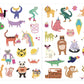 Pochette de Tattoos enfant - Cute animals
