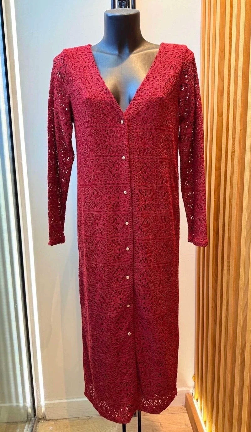 Robe à Dentelle Doublée VIVICHY