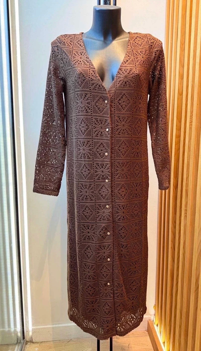 Robe à Dentelle Doublée VIVICHY