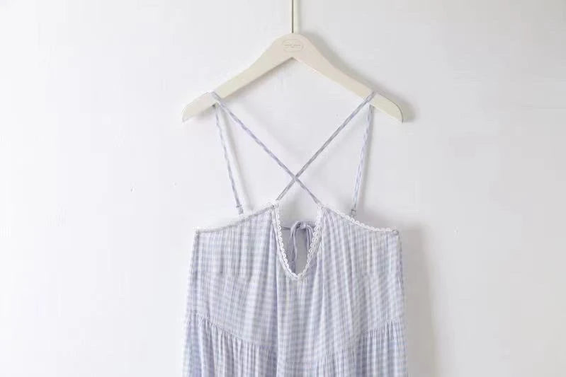Robe Longue à Carreaux Vichy Atelier-evene