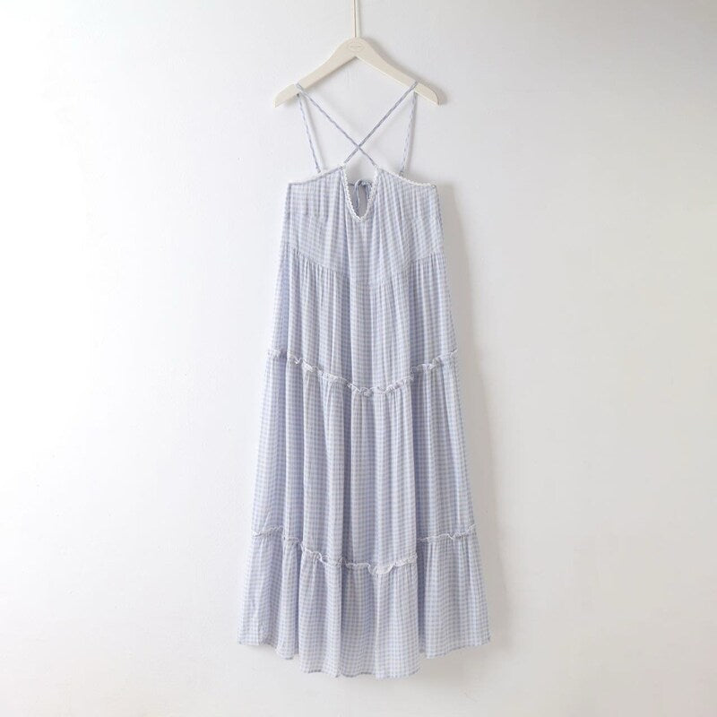 Robe Longue à Carreaux Vichy Atelier-evene